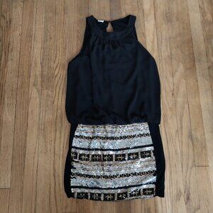 Pimkie - Women's black & sequin dress